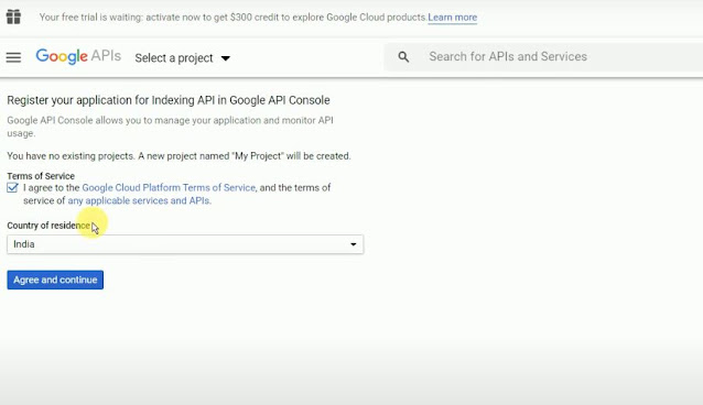 Submit url in google step 1