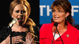 Adele credits Sarah Palin