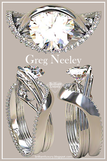 ♦Greg Neeley White Austin 1 Diamond Ring #gregneeley #jewelry #brilliantluxury