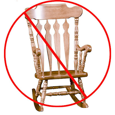 Modern Rocking Chairs on Rocking Chairs Are No Longer For Little Old Knitting Grannies Or New