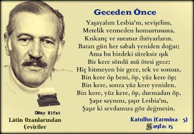 #OktayRifat #LâtinOzanlarındanÇeviriler