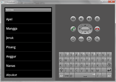 Membuat Aplikasi Android  List View