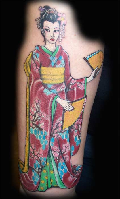 geisha tattoo 