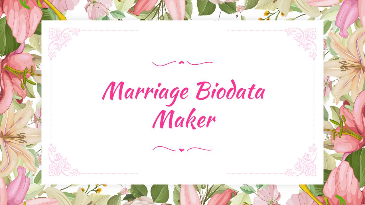 π§Ύ How To Use Best Marriage Biodata Maker In 2025? 2 Online Marriage Biodata Maker