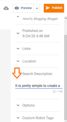 How to write a post on Blogger