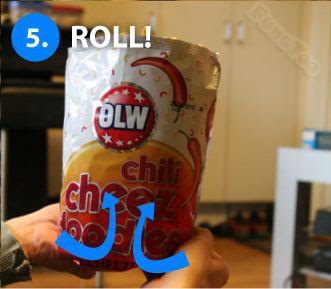 How to Transform a Snack Bag in to a Snack Bowl v 5