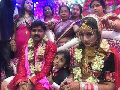Jyoti Singh and Pawan Singh marriage photo