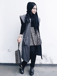 model hijab remaja casual