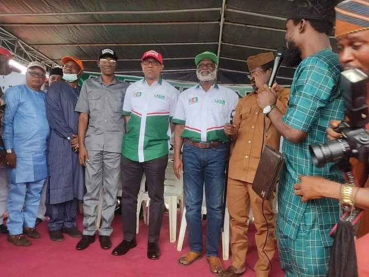 Peter Obi looks dapper in new photos as he campaigns for his party's candidate in Osun state