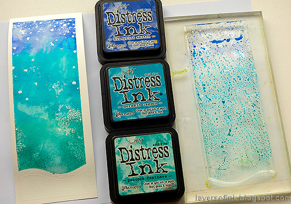 Layers of ink - 25 days of Christmas Tags by Anna-Karin Evaldsson.