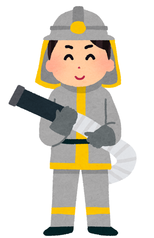 消防士のイラスト 職業 かわいいフリー素材集 いらすとや 消防士のイラスト 職業 かわいいフリー素材集 いらすとや