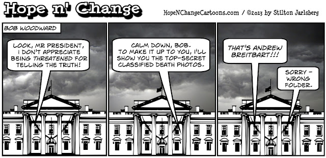 breitbart, obama, obama jokes, woodward, sequester, stilton jarlsberg, hope n' change, hope and change, conservative, tea party