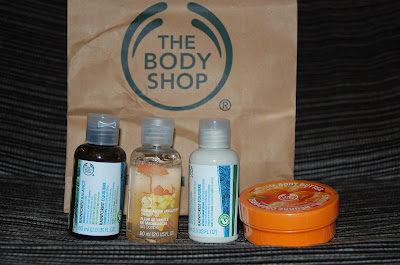 THE BODY SHOP PEDIDO NOVIEMBRE 2012 CON MANTECA DE MANDARINA Y MINITALLAS