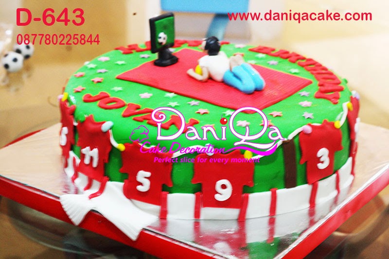 DaniQa Cake and Snack Kue Ulang Tahun Sepak Bola