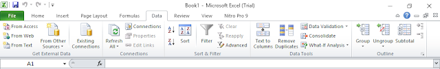 Menu Data Pada Microsoft Excel