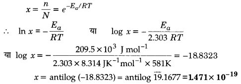 Solutions Class 12 रसायन विज्ञान-I Chapter-4 (रासायनिक बलगतिकी)