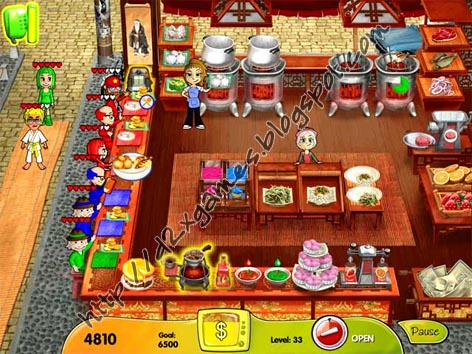 Free Download Games - Cooking Dash 2 Dinner Town Studios