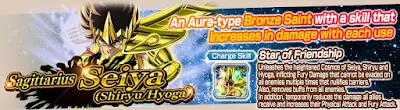 Banner Seiya de Sagitário (Shiryu/Hyoga)