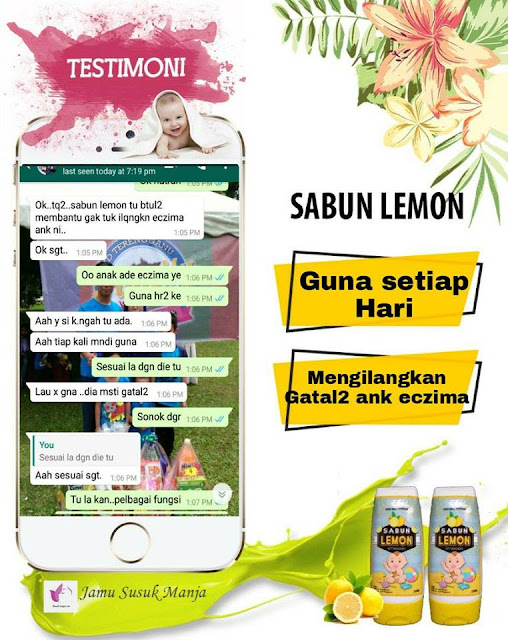 Testimoni Sabun Lemon