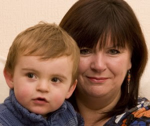 Image: Claire Hegarty, 44 and her son, Ciarán