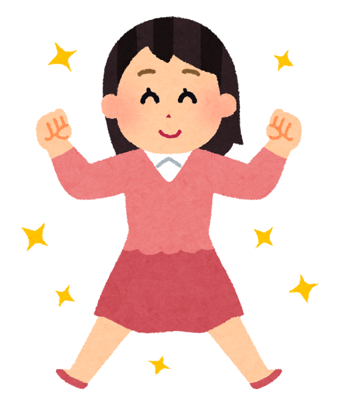 元気な女性のイラスト かわいいフリー素材集 いらすとや