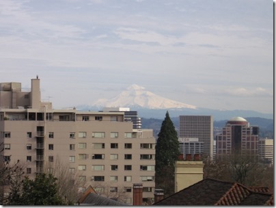 IMG_2307 View of Mount Hood at Washington Park in Portland, Oregon on February 15, 2010