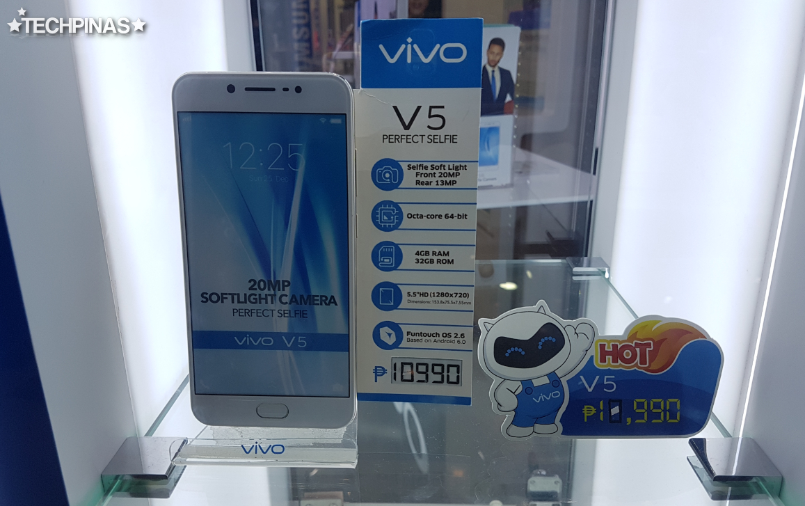 Vivo V5 Price in the Philippines is Now Just Php 10,990 : Here Are The