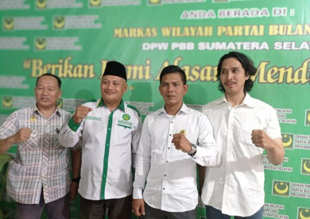 Muhammad Ali Husein, Emban Amanah Pimpin Pemuda Bulan Bintang Provinsi Sumatera Selatan 