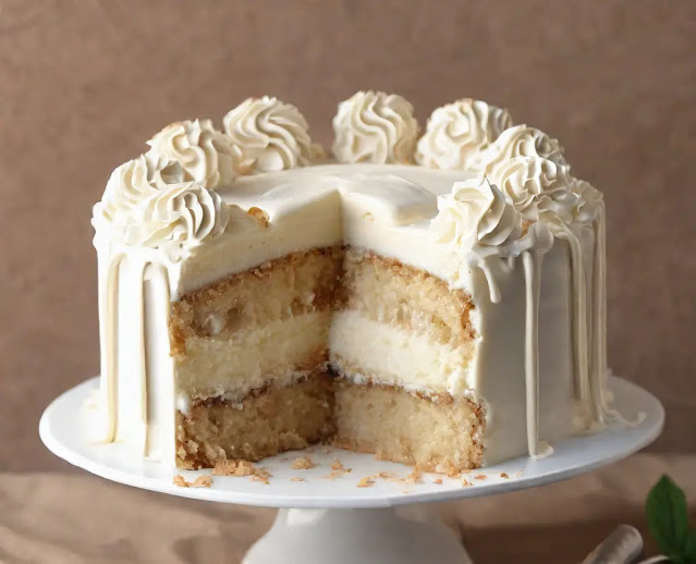 the irresistible Italian cream cake