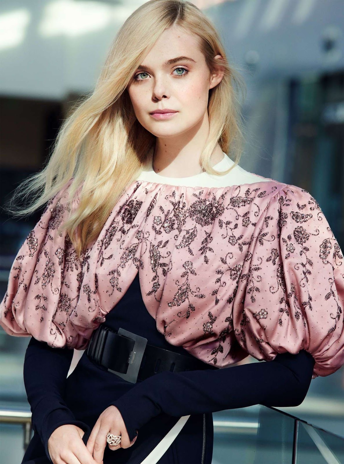 Elle Fanning beautiful fashion magazine model photoshoot