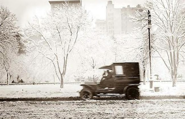 Union Square after storm