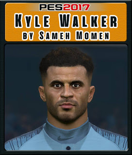 PES 2017 Faces Kyle Walker by Sameh Momen