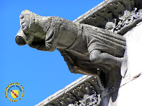 Toul - Cathédrale Saint-Etienne : Gargouille du cloître