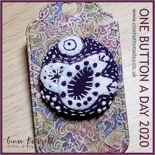 One Button a Day 2020 by Gina Barrett - Day 165 : Foolish Design