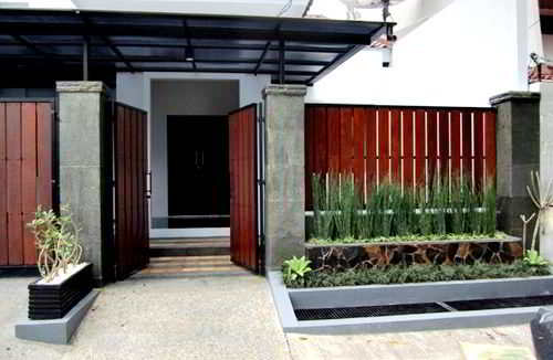 20 desain pintu gerbang rumah minimalis modern mewah 