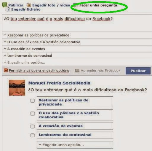 Enquisas en grupos facebook