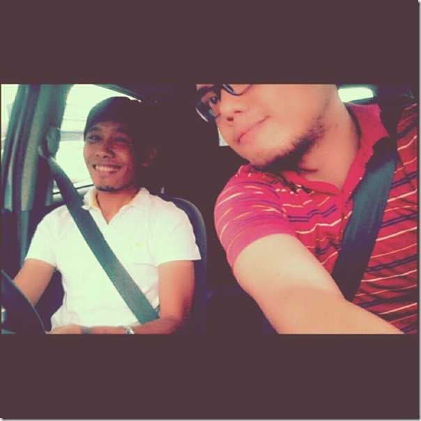 Gambo Achik ngan Medan time derang balik tadi...
