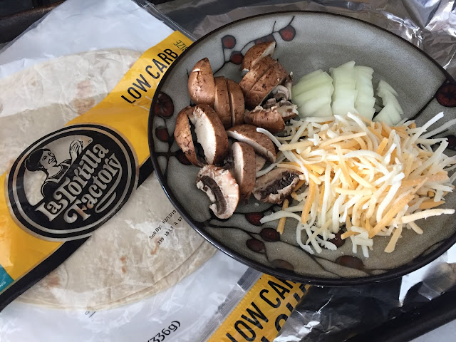 Yummy quesadillas with La Tortilla Factory Low Carb Flour Tortillas from my Degusta Box.