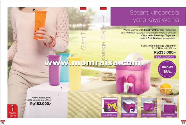 Katalog promo tupperware bulan Agustus 2019