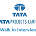 TATA Projects Hiring Electrical engineers  walk in interview 