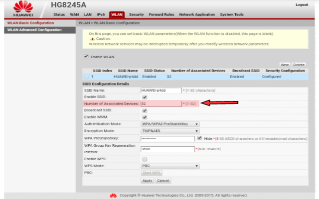 Cara Membatasi Jumlah Pengguna Wi-Fi Huawei Type HG8245H5, HG8245A dan HG8245H Tanpa Ribet