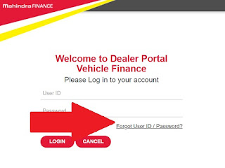 Mahindra Finance Dealer Portal Forgot Password