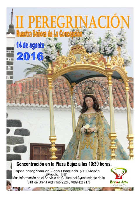 Domingo 14 de Agosto - II Peregrinación Nuestra Señora de La Concepción