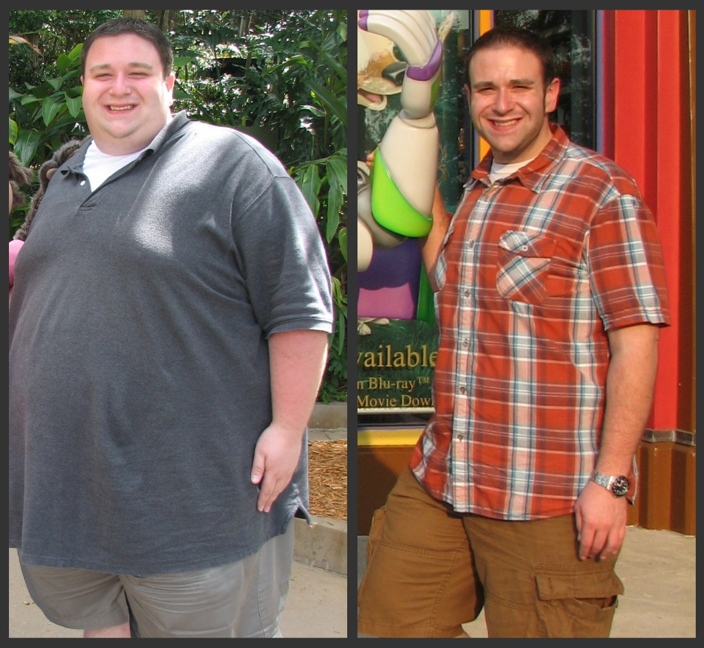 before and after weightloss