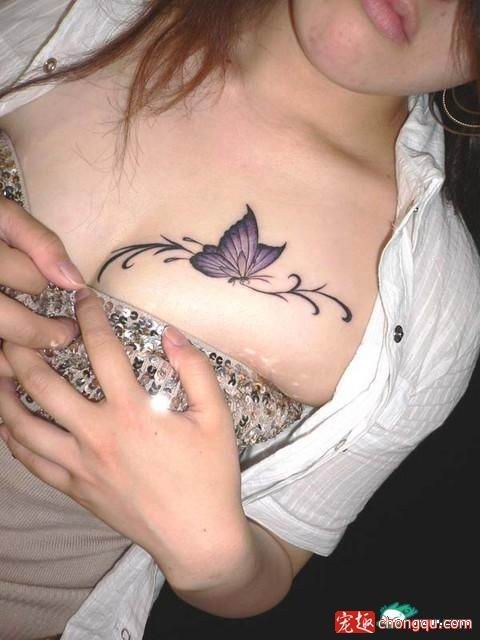 Tattoo Designs for Girls with Tattoo Pictures Typically Cute Butterfly