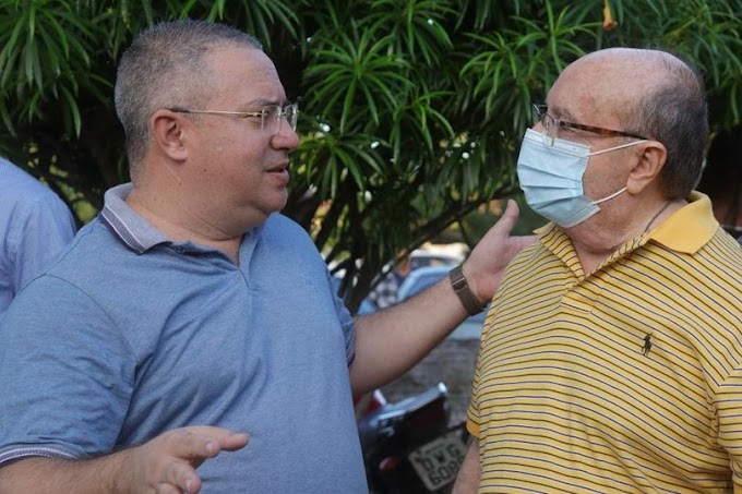 POÇO BRANCO: Prefeito Edinho recebe visita do deputado estadual Zé Dias na tarde deste sábado, (25), em sua residência