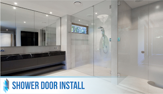 Great Frameless shower door installation in Henderson Las Vegas area 