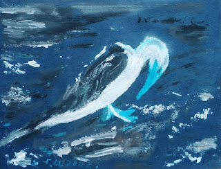 Синьокрак рибояд - художник Габриела Цанева