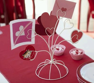 Wedding Decorations, Red Centerpieces and Arrangements 1