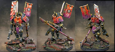 paleta-y-pinceles-cruzados-pinceles y artistas de miniaturas-ayuda-guia de pintura-marines espaciales-conversion marines espacial-samurai marine espacial-